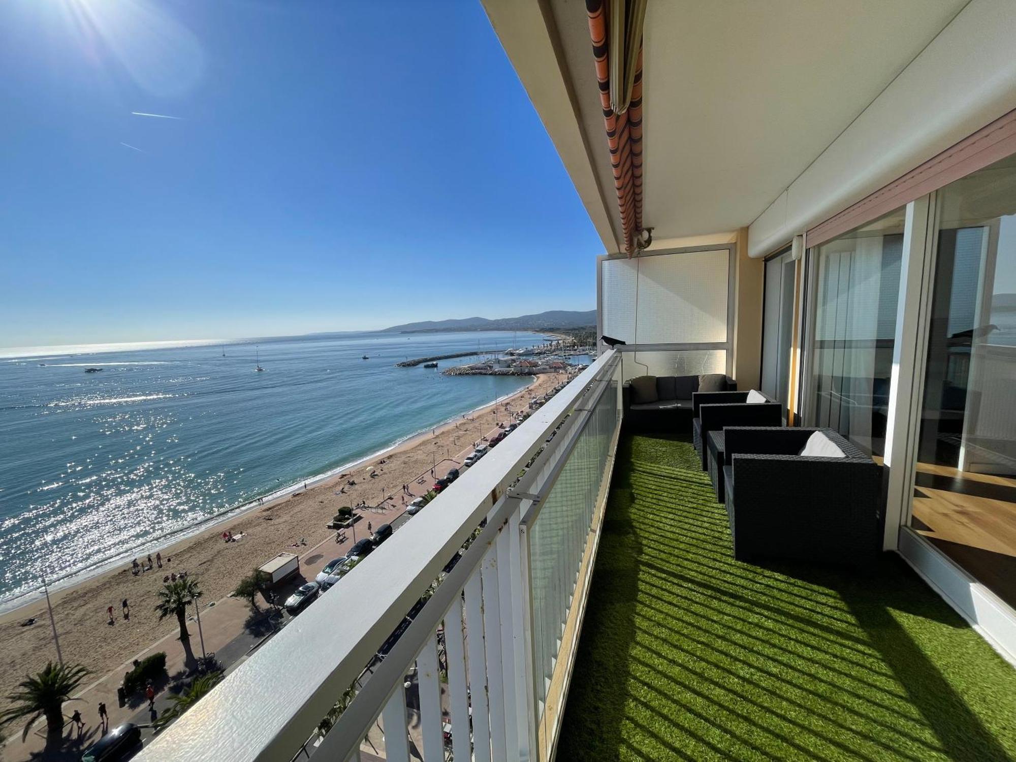 Frejus Plage - T2 -Vue Mer Feerique Fréjus Exterior foto