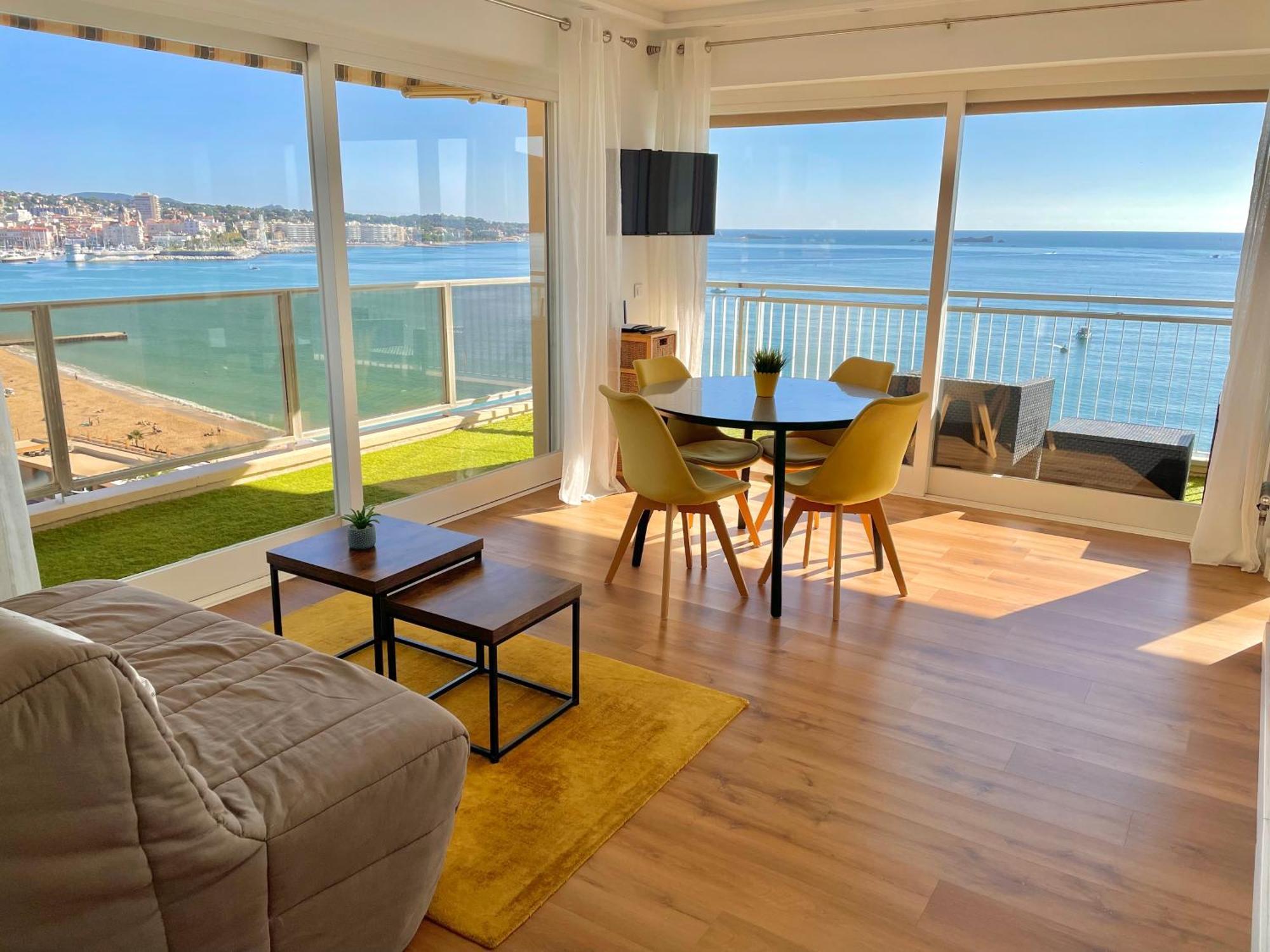 Frejus Plage - T2 -Vue Mer Feerique Fréjus Exterior foto